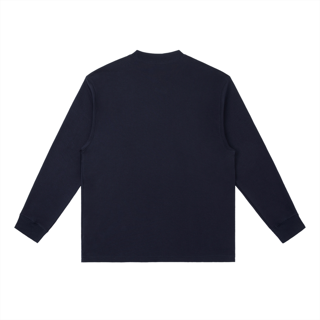 Essential Signature Crewneck Long-Sleeve Tee