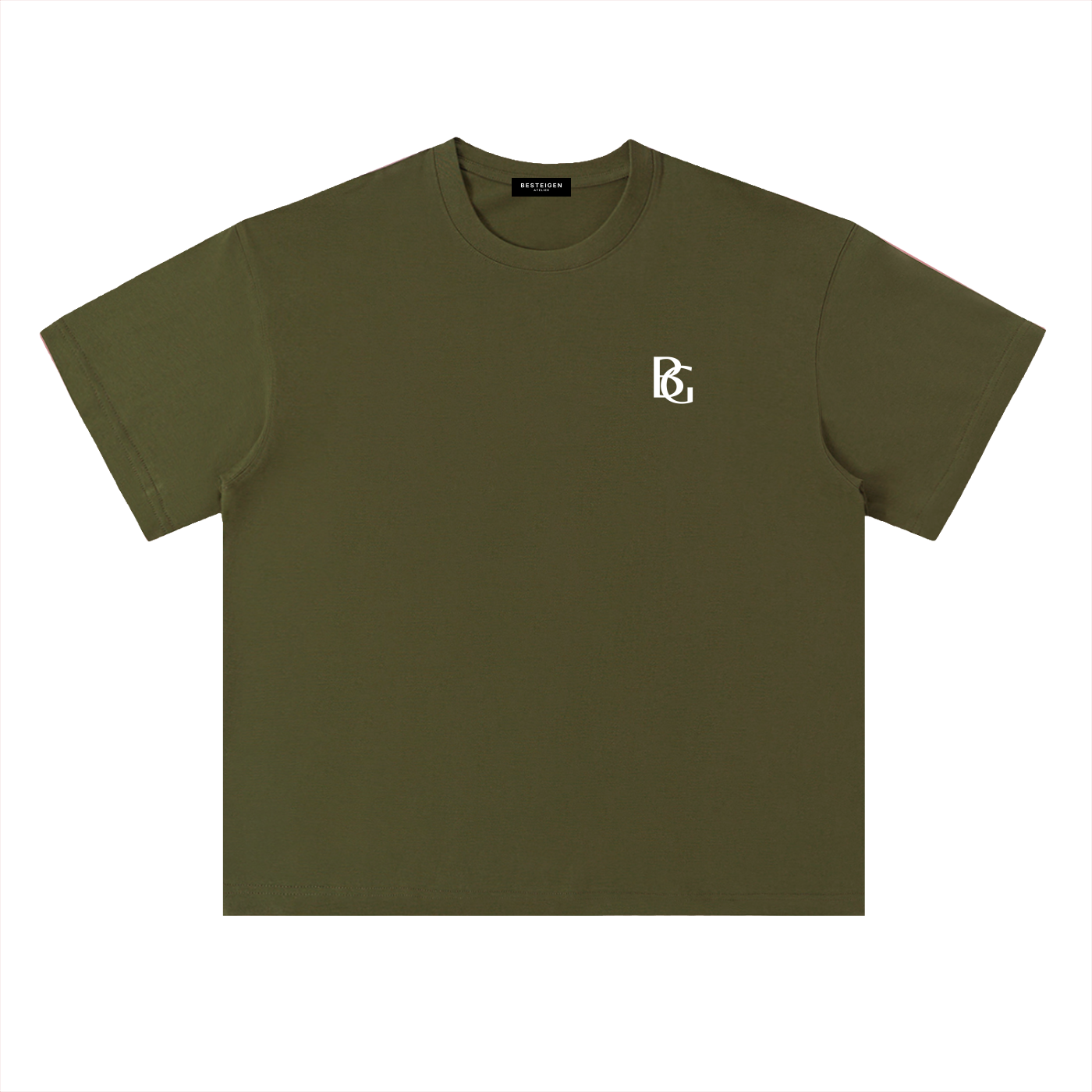 Monagram Heavyweight Drop Shoulder Cotton Tee