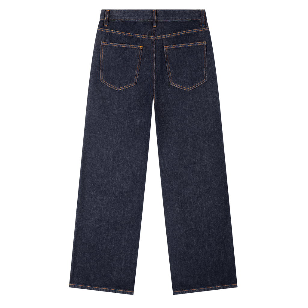 Straight Leg Denim Jeans
