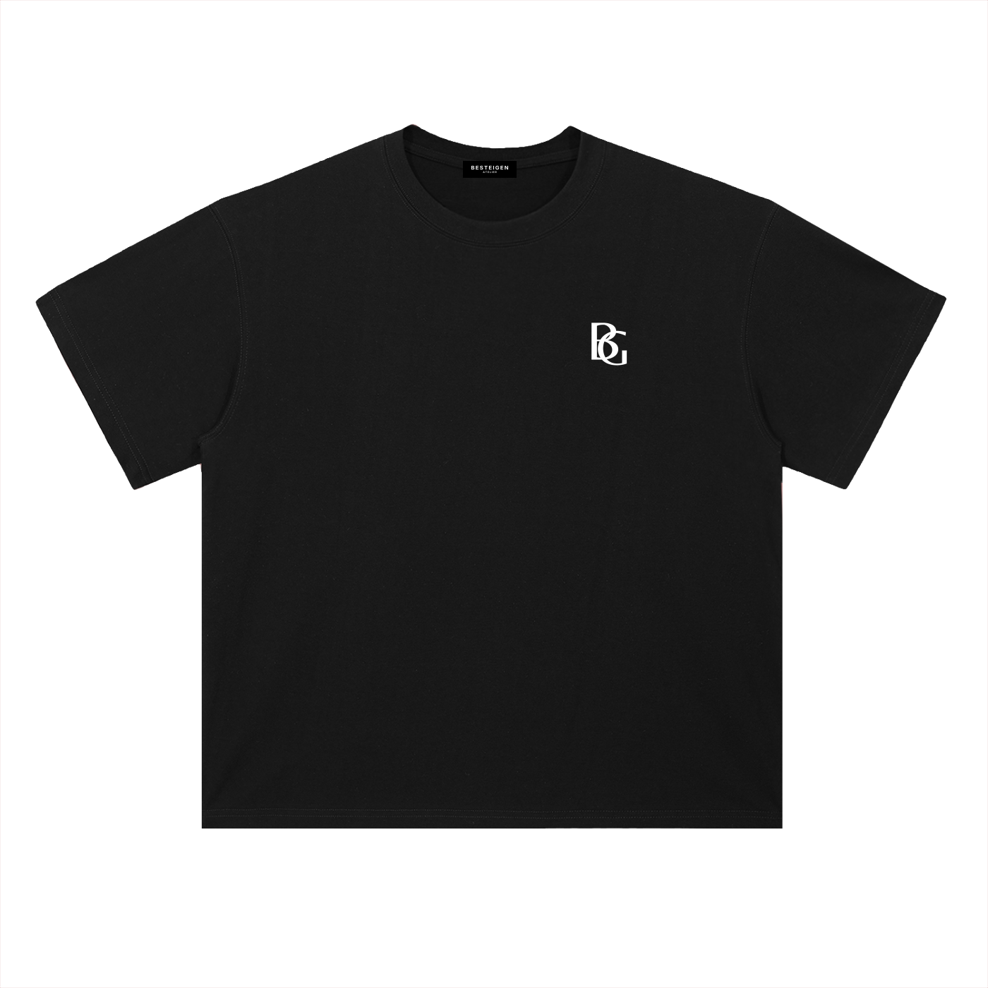 Monagram Heavyweight Drop Shoulder Cotton Tee