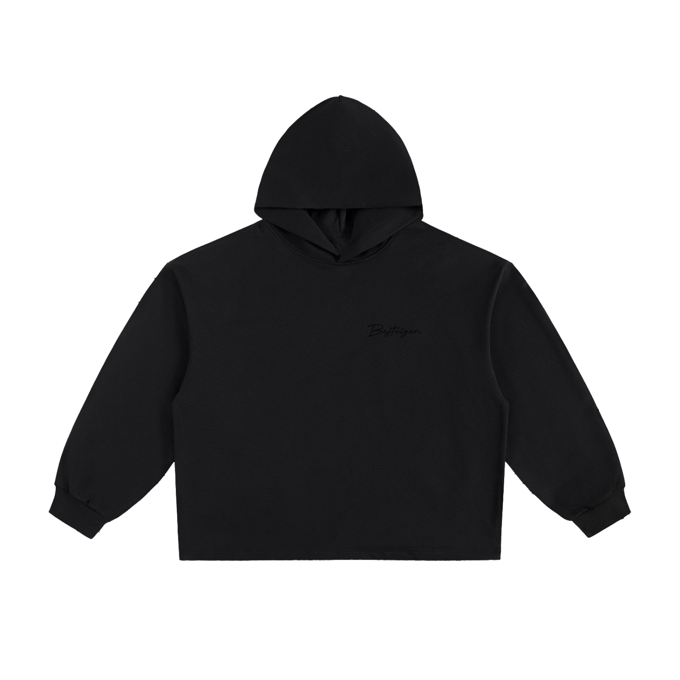 Signature Heavyweight Oversized Drawstring Hem Hoodie