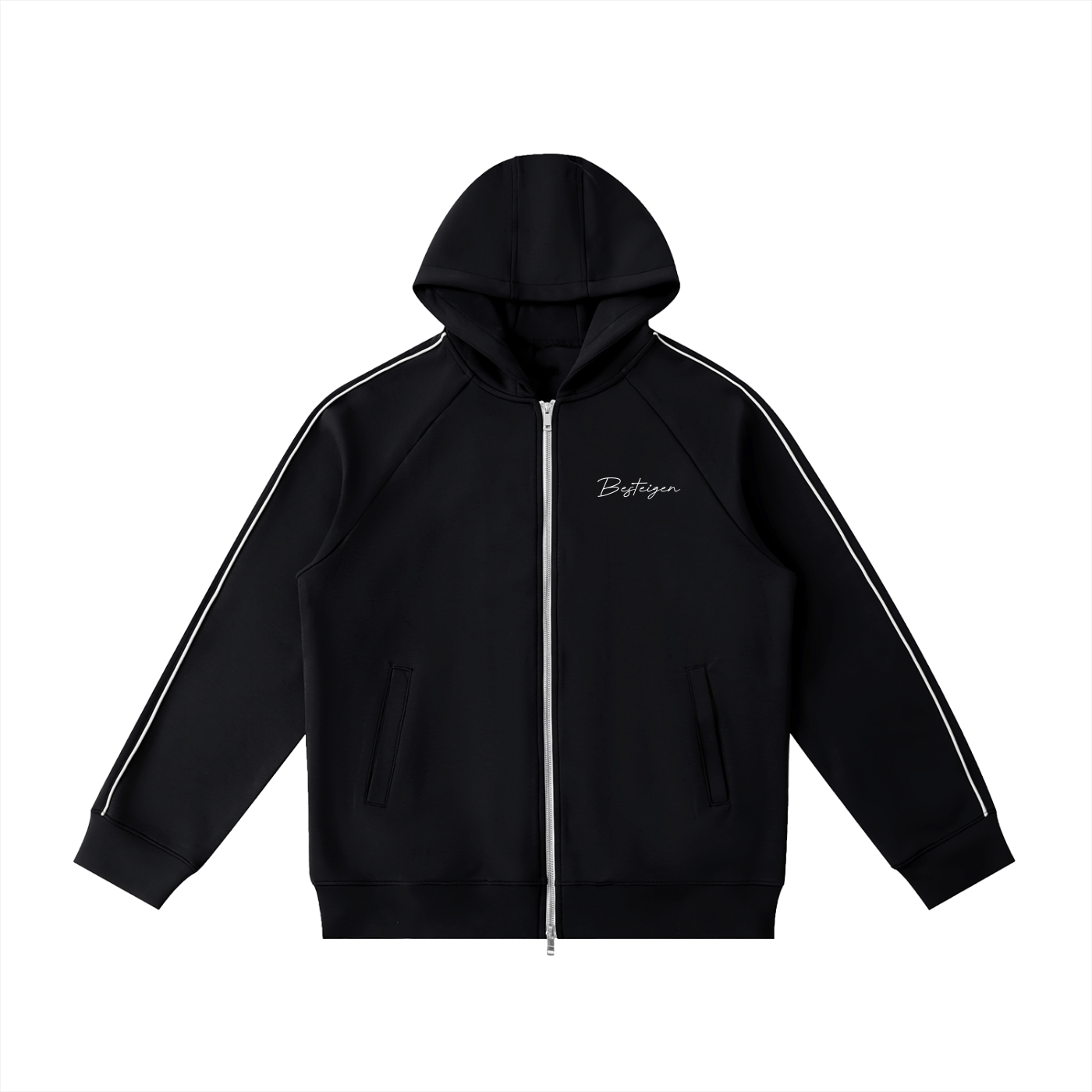 Signature Raglan Zipped Hoodie