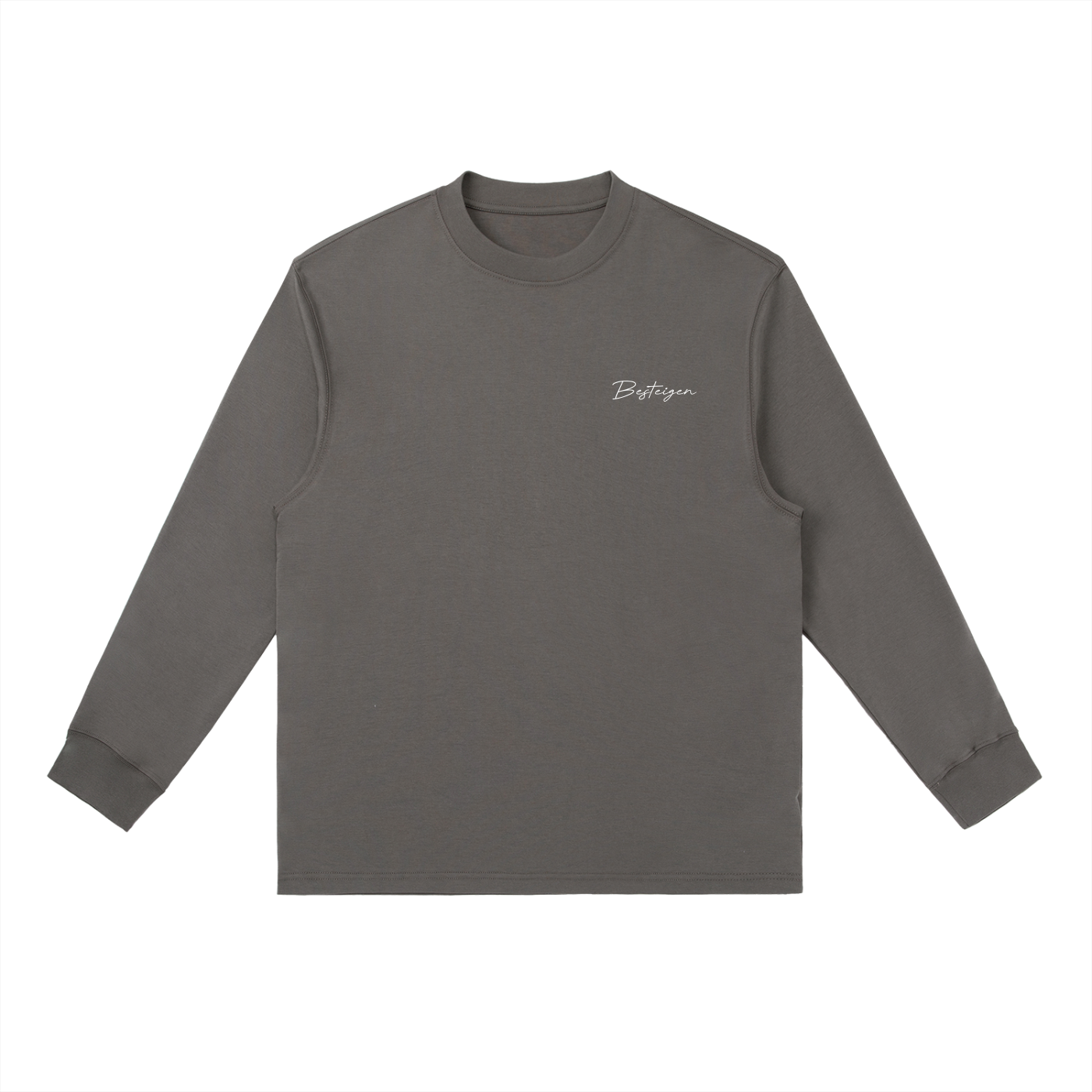 Essential Signature Crewneck Long-Sleeve Tee