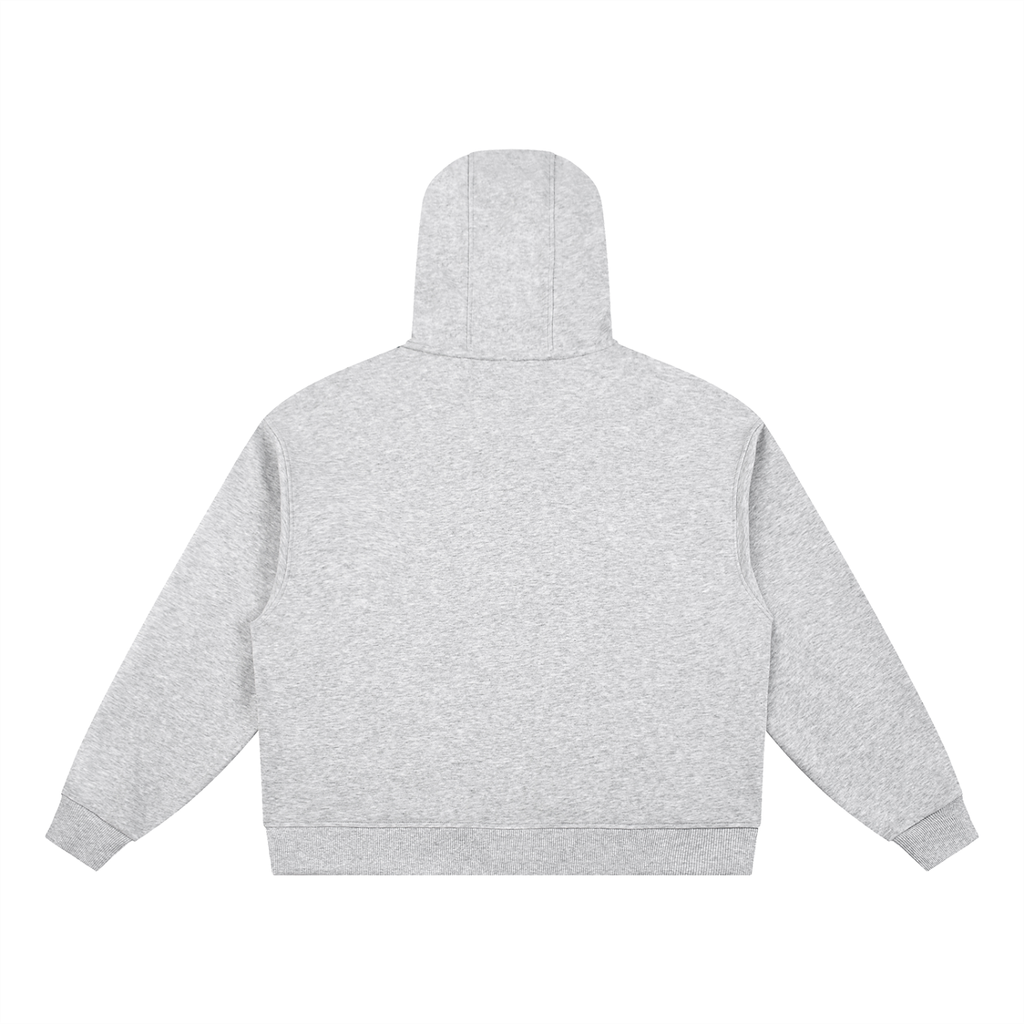 Signature Boxy Button Placket Hoodie