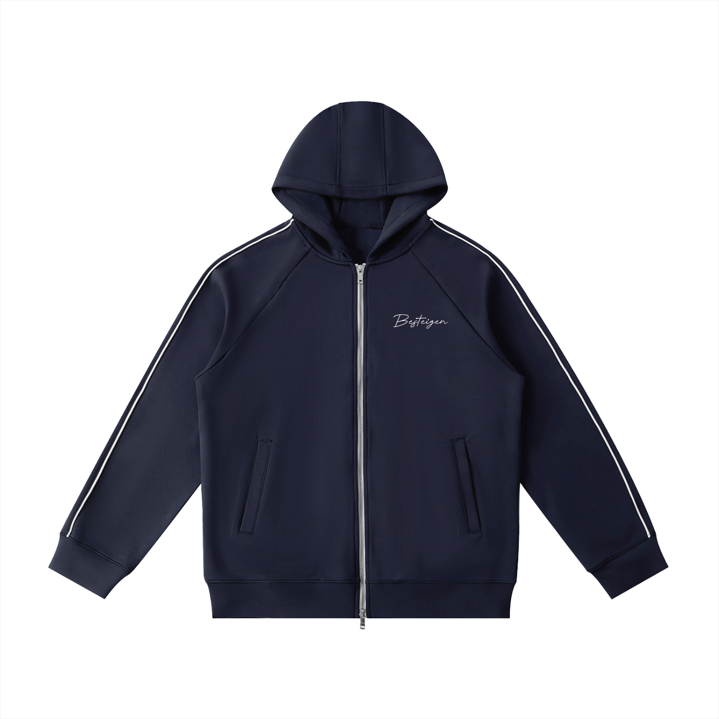 Signature Raglan Zipped Hoodie