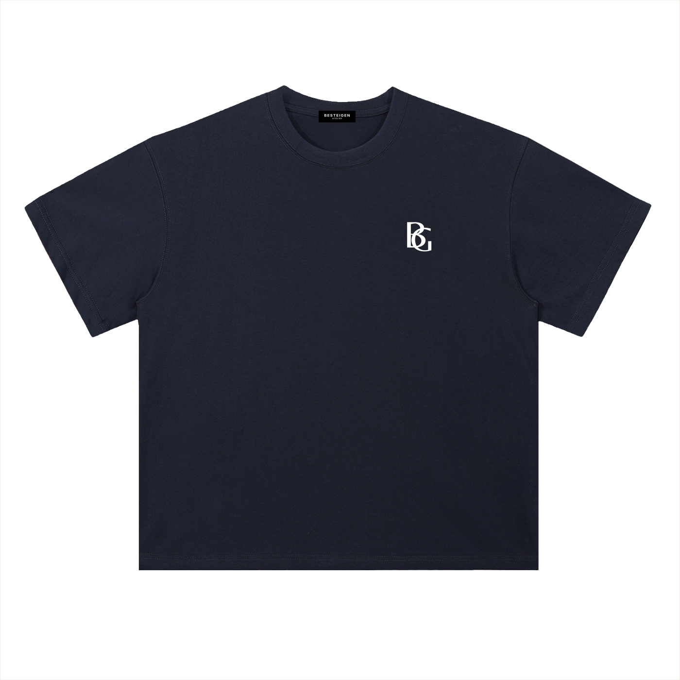 Monagram Heavyweight Drop Shoulder Cotton Tee