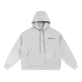 Signature Boxy Button Placket Hoodie