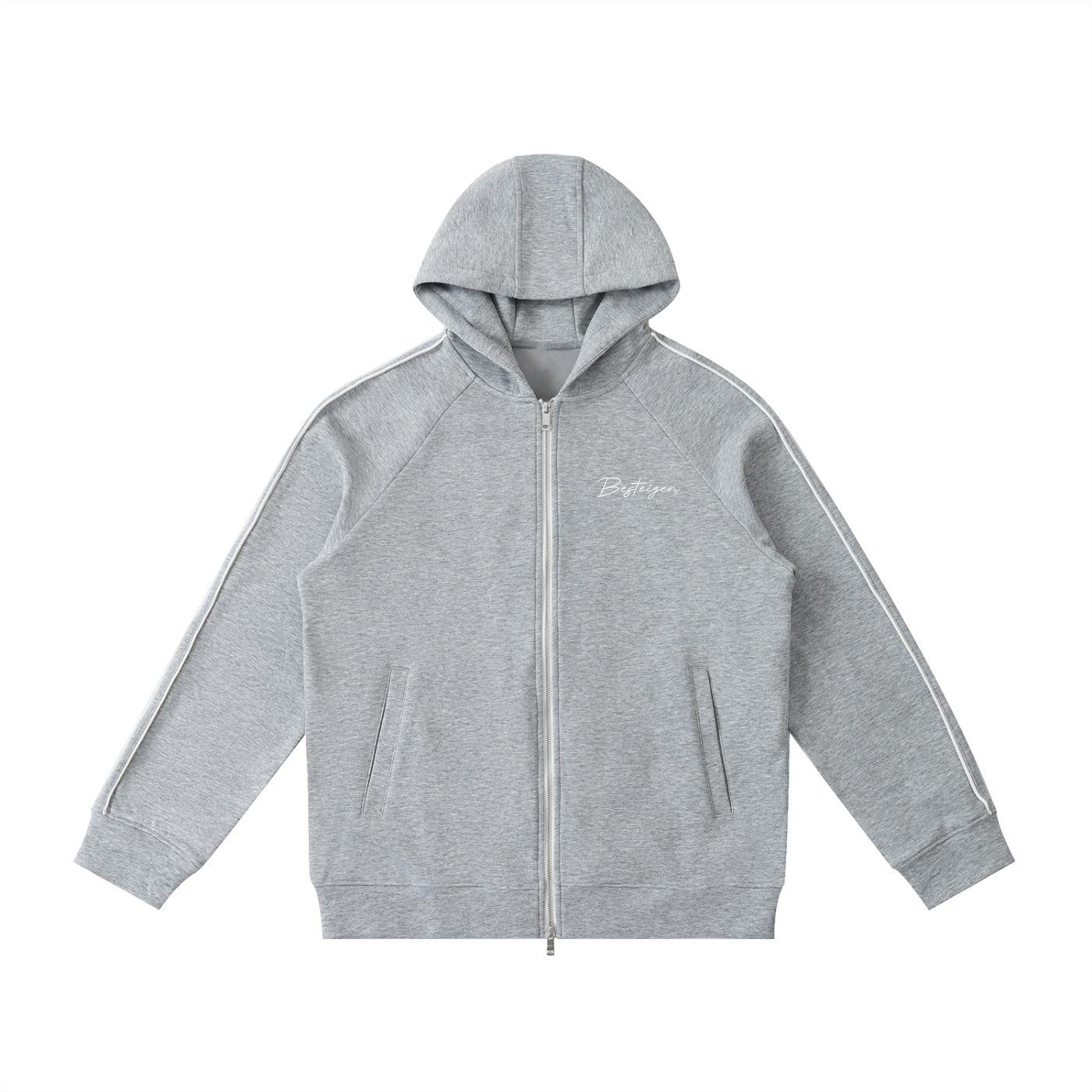 Signature Raglan Zipped Hoodie