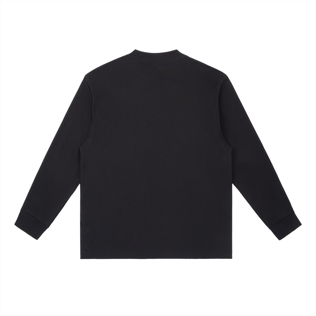 Essential Signature Crewneck Long-Sleeve Tee