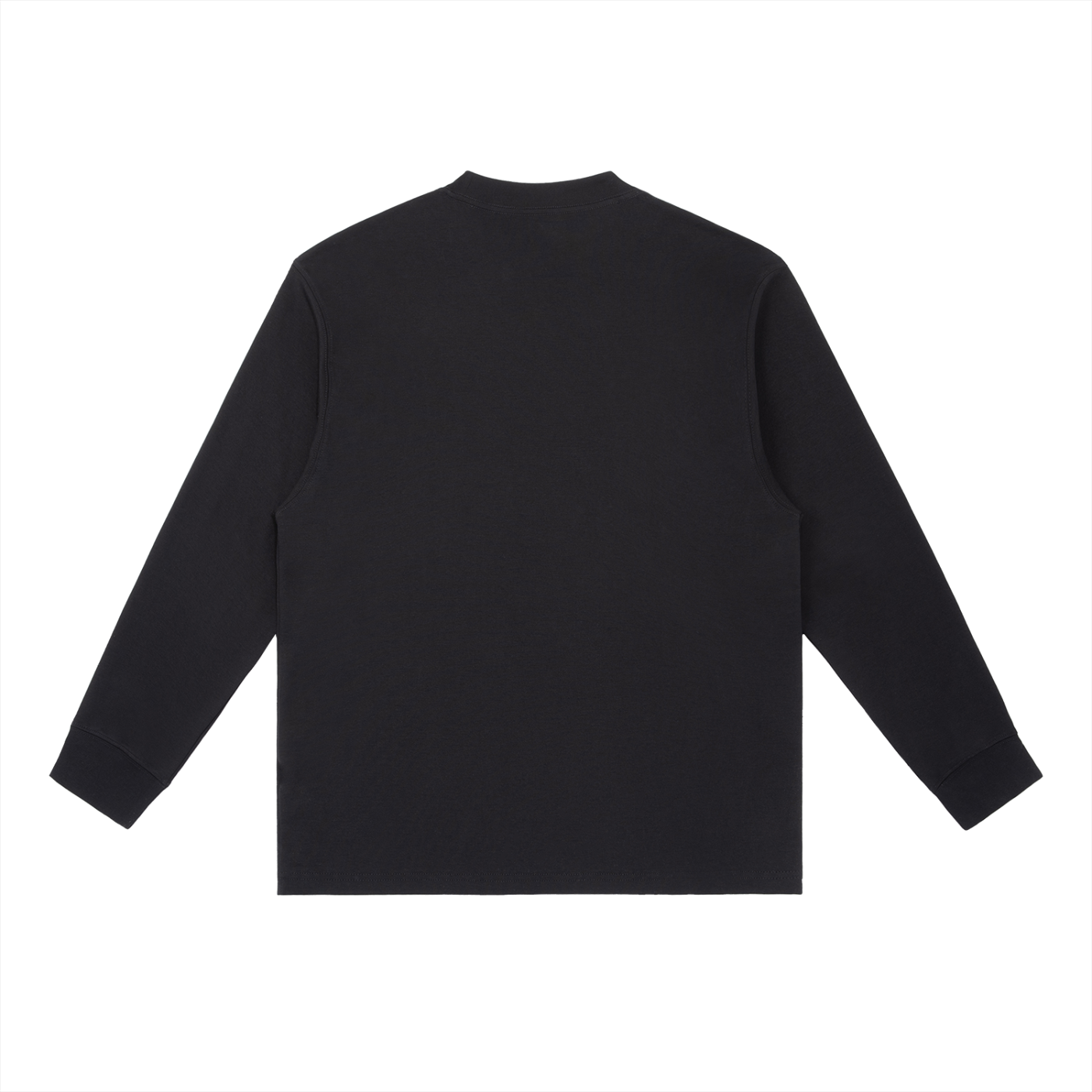 Essential Signature Crewneck Long-Sleeve Tee