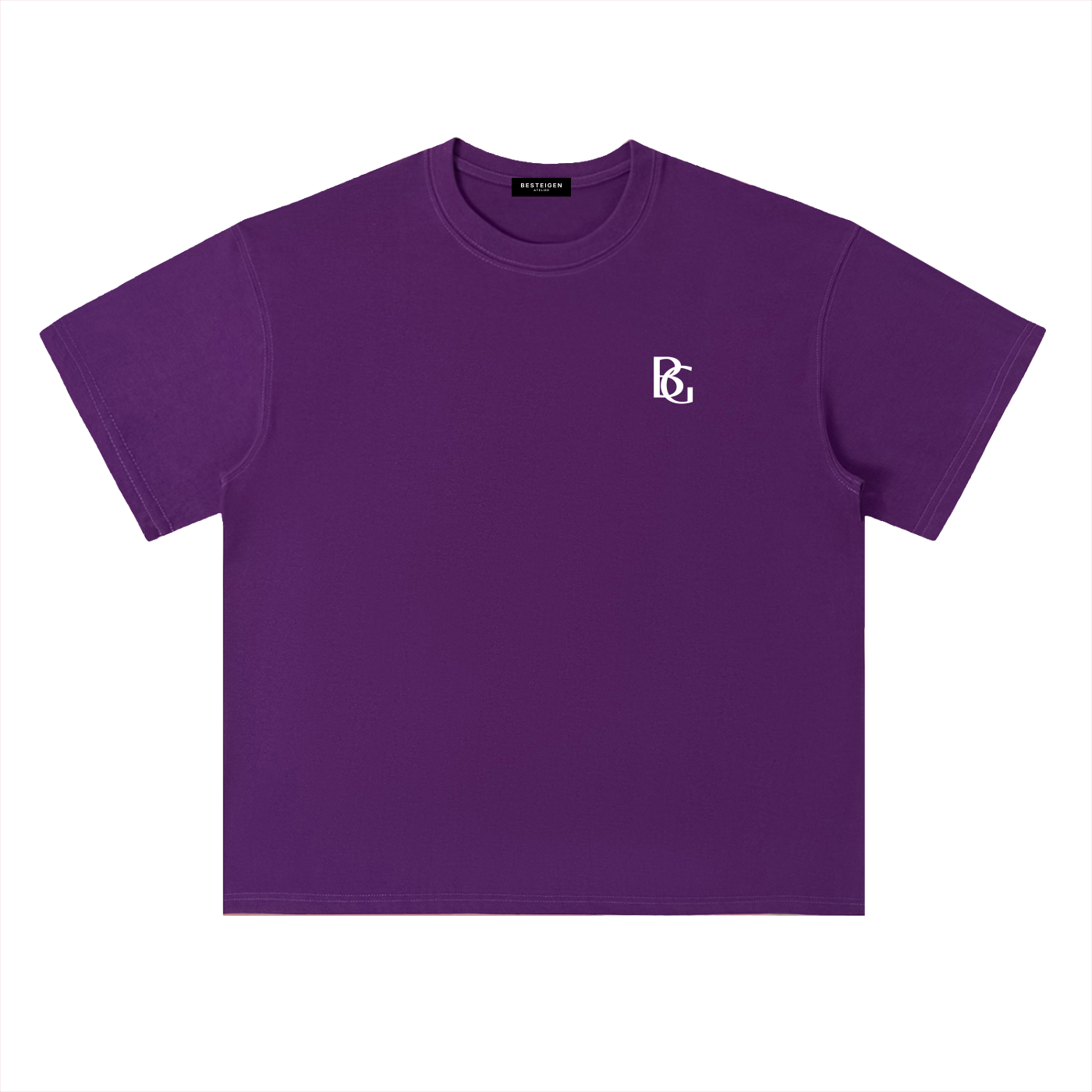 Monagram Heavyweight Drop Shoulder Cotton Tee