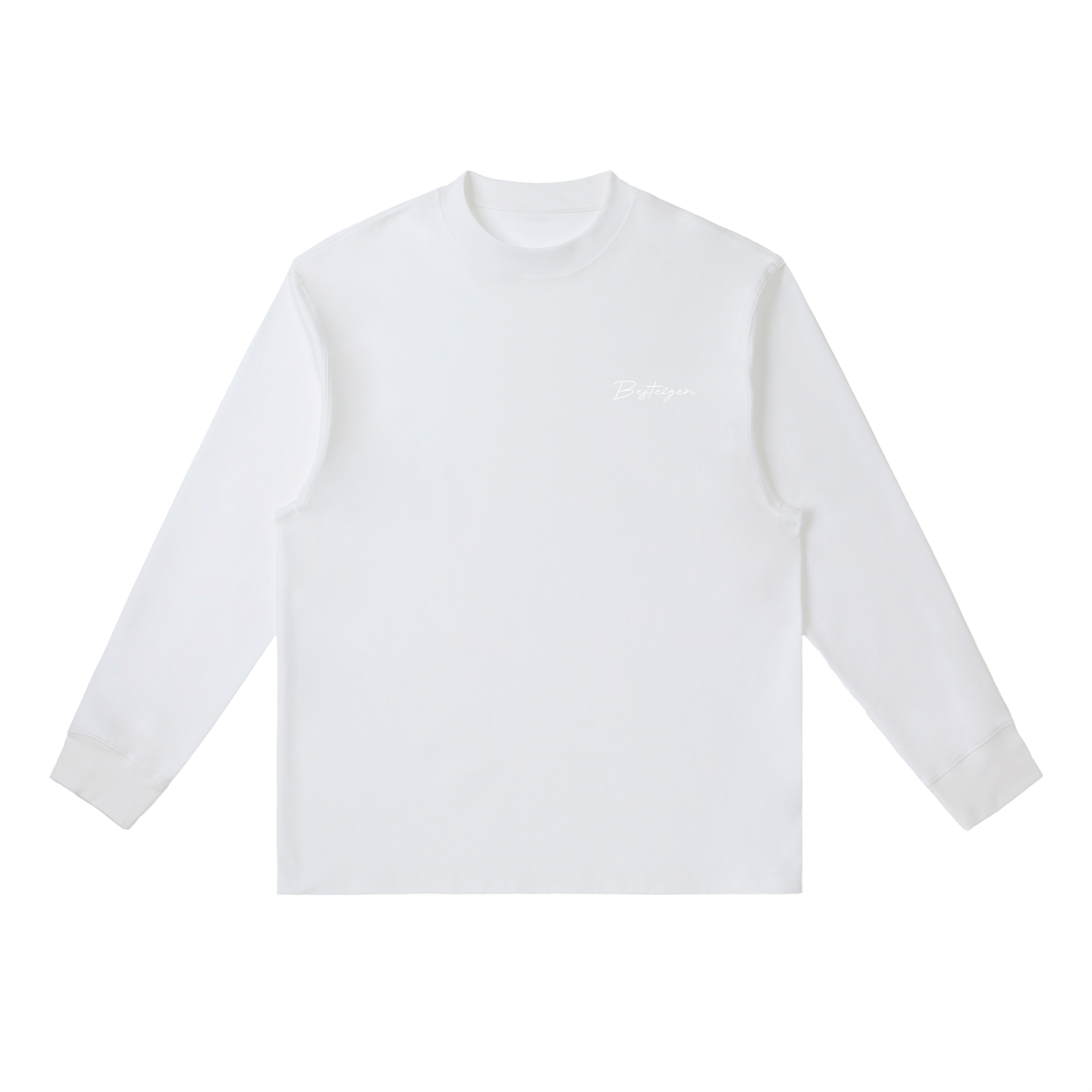 Essential Signature Crewneck Long-Sleeve Tee