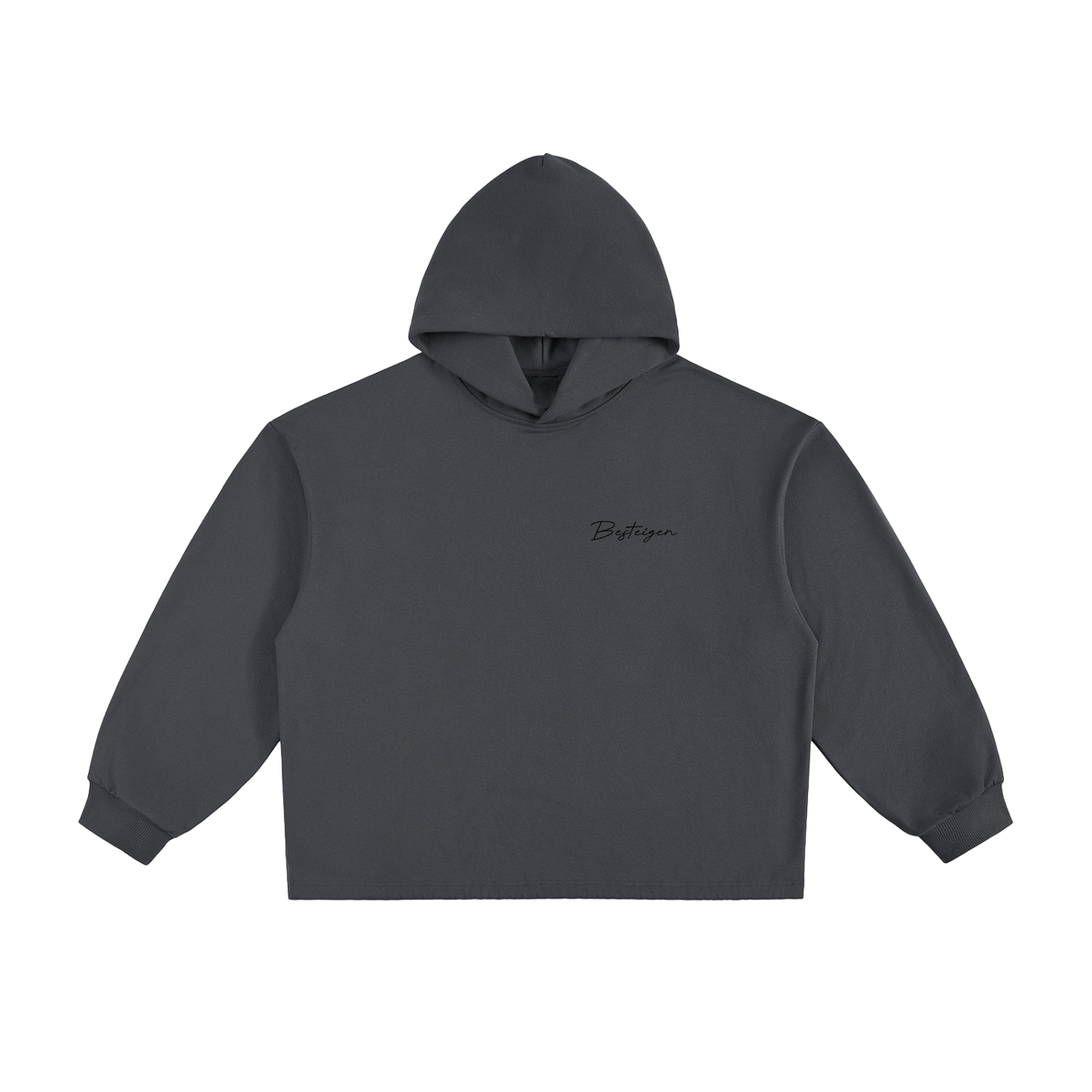 Signature Heavyweight Oversized Drawstring Hem Hoodie