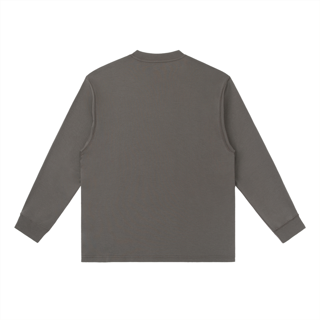 Essential Signature Crewneck Long-Sleeve Tee