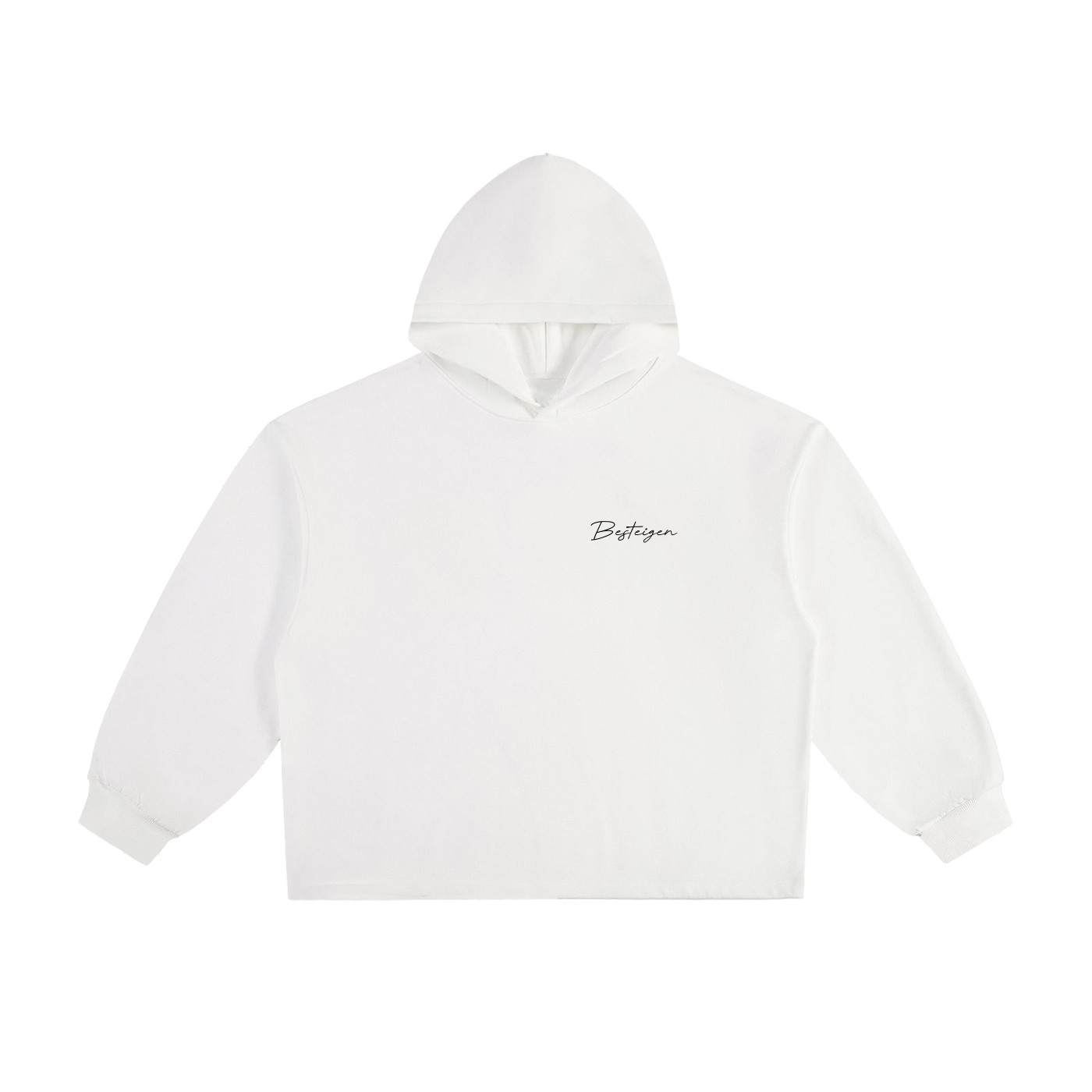 Signature Heavyweight Oversized Drawstring Hem Hoodie