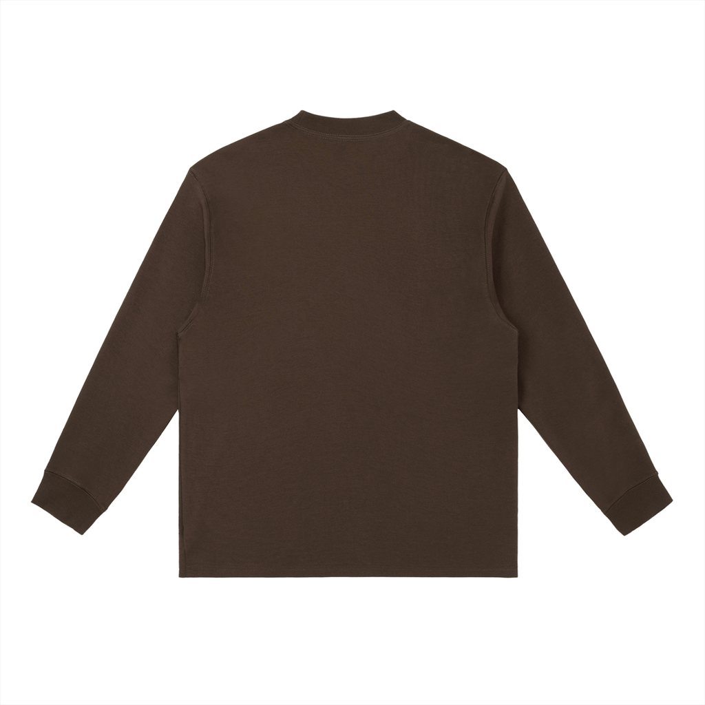 Essential Signature Crewneck Long-Sleeve Tee